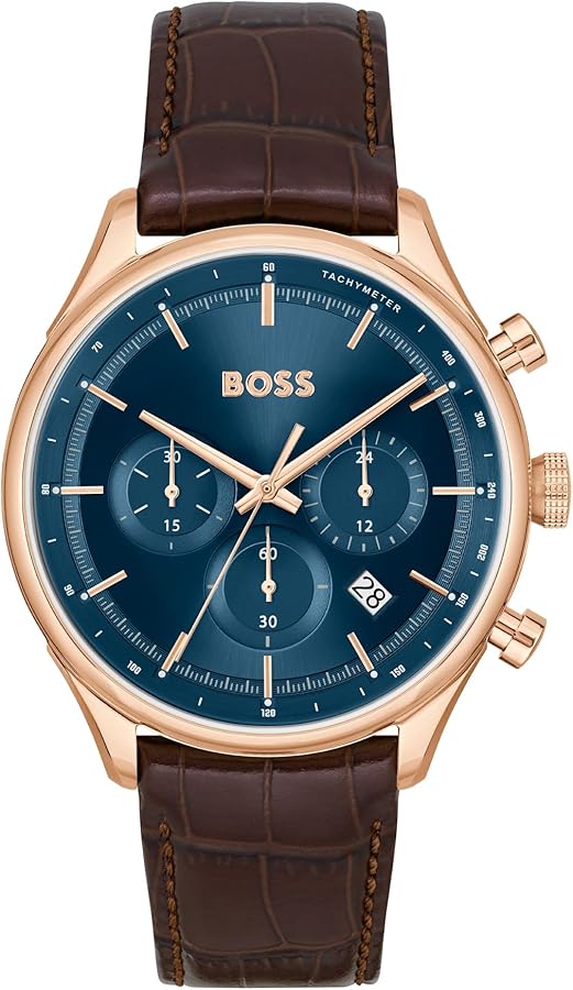 Amazon.com: BOSS Gregor Men's Chronograph Stainless Steel Case and